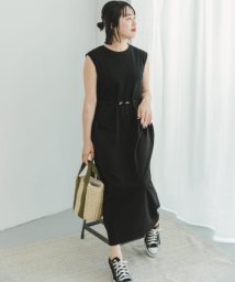 ITEMS URBANRESEARCH(アイテムズ アーバンリサーチ（レディース）)/ドロストドッキングワンピース/BLK