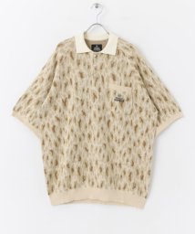 URBAN RESEARCH Sonny Label(アーバンリサーチサニーレーベル)/MAGIC NUMBER　LEOPARD KNIT ポロシャツ/BEIGE