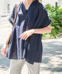 Spick & Span/≪予約≫コットンリネンギャザーフレンチスリーブシャツ/506105838