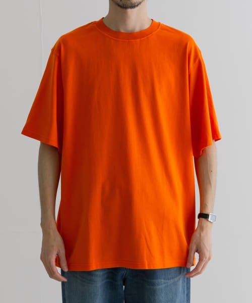 URBAN RESEARCH(アーバンリサーチ)/Yonetomi　NEW BASIC GARMENT DYED T－SHIRTS/24ORANGE