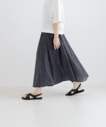 URBAN RESEARCH(アーバンリサーチ)/AMOMENTO　DRAWSTRING SHEER SRG SKIRT/NAVY