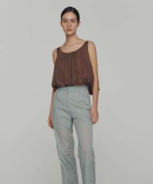 URBAN RESEARCH/AMOMENTO　SHEER VOLUME CROP TOP/506105968