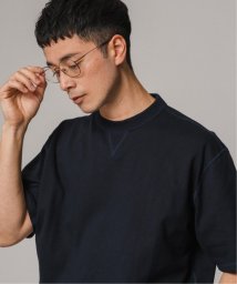 EDIFICE(エディフィス)/LOOPWHEELER for LOWERCASE ツリテンジク スウェット型 ワイドTシャツ/ネイビー