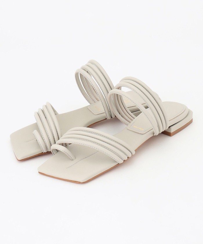 BEIGE 【一部店舗限定】HENRI EN VARGO / IRIS サンダル ICEGRAY 24