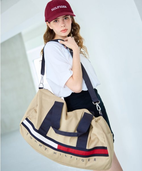 TOMMY HILFIGER(トミーヒルフィガー)/【WEB限定】TINOダッフルバッグ/カーキ