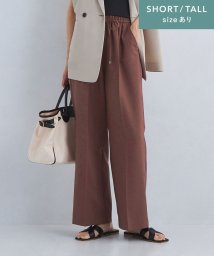 green label relaxing(グリーンレーベルリラクシング)/【結論シリーズ】ニーハイフレアパンツ［size SHORT/TALLあり］/MD.BROWN