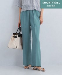 green label relaxing(グリーンレーベルリラクシング)/【結論シリーズ】ニーハイフレアパンツ［size SHORT/TALLあり］/TURQUOISE