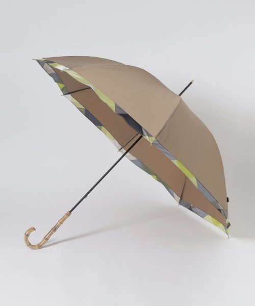 パーシャルクレストブリッジチェック長傘 