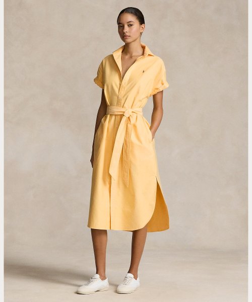 ベルテッド ショートスリーブ オックスフォード シャツドレス 商品説明Ralph Laurenのシグネチャーのコットン オックスフォードを使用した、ベルト付き半袖シャツドレス。リラックス感のあるシルエットにカ SKC1914631822(14674円)