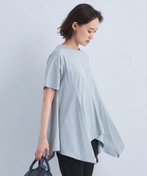 green label relaxing(グリーンレーベルリラクシング)/イレヘムドレープ プルオーバー カットソー －接触冷感・UVカット－/LT.BLUE