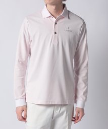 LANVIN SPORT/鹿の子長袖ポロシャツ【吸汗速乾/ストレッチ/UV】/506099184