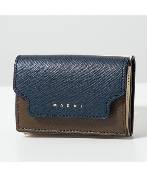 MARNI(マルニ)/MARNI 三つ折り財布 PFMOW02U23 LV520 サフィアーノレザー/その他