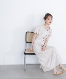 N Natural Beauty Basic/デザインダーツボタンワンピース《S Size Line》/506106405