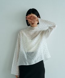 marjour/DOT SHEER BLOUSE/506106597