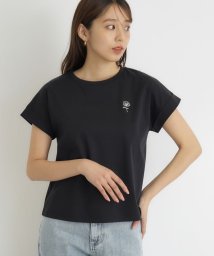 index/ワンポイント刺繍デザインTシャツ【洗濯機可・接触冷感・UVケア】/506106749