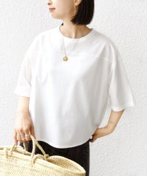 SHIPS WOMEN(シップス　ウィメン)/《予約》フットボール TEE ◆/ホワイト