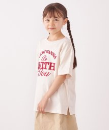 SHIPS any WOMEN/SHIPS any: プリント × 刺繍 ロゴ Tシャツ<KIDS>/506106833