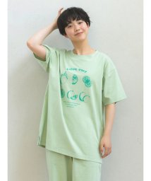 Et grenier by Samansa Mos2/【接触冷感/UVカット】インナーカップ付プリントTシャツ/506106961