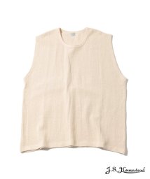 J.S Homestead(ジャーナルスタンダード　ホームステッド)/【J.S.Homestead】LENO MESH FABRIC NO SLEEVE/ナチュラル