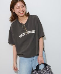 JOURNAL STANDARD relume(ジャーナルスタンダード　レリューム)/2WAYジョーゼットロゴTEE/グレー