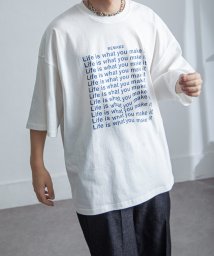 Nilway(ニルウェイ)/アソートデザインコットンTシャツ/ホワイト系2