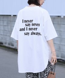 reca/バッグロゴプリントBIGTシャツ(R24131－k)/506107265