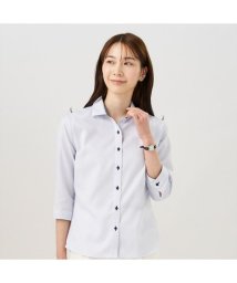 TOKYO SHIRTS/【超形態安定】 ワイド 七分袖 形態安定 レディースシャツ 綿100%/506107277