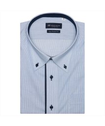 TOKYO SHIRTS/【超形態安定・大きいサイズ】 ボタンダウン 半袖 形態安定 ワイシャツ/506107287