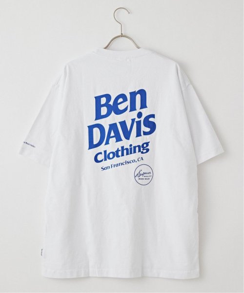 B.C STOCK(ベーセーストック)/BEN DAVIS / ベンデイビス front logo powder Tシャツ/ホワイト