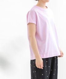 nop de nod(ノップドゥノッド)/USコットンフレンチスリーブTシャツ/ライトピンク