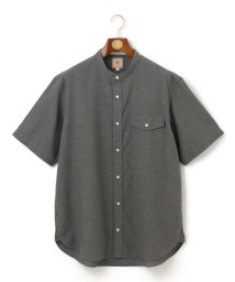 J.PRESS MENS(J．プレス　メンズ)/【KING SIZE】【HYBRID LINEN】 バンドカラーシャツ/グレー系