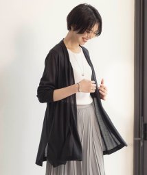 J.PRESS LADIES（LARGE SIZE）/【UVカット・接触冷感】セルロースジャージー ロング カーディガン/506107606