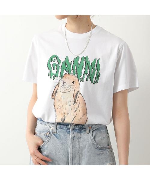 GANNI(ガニー)/GANNI 半袖 Tシャツ T－shirts Bunny クルーネック/その他