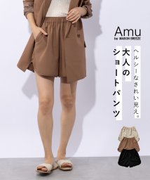 MAISON BREEZE Amu/【MAISON BREEZE Amu】Easy Short Pant ショートパンツ きれいめ ショート丈 ボトムス ウエストゴム イージーパンツ/506107663