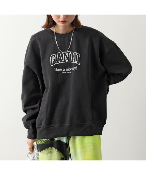 GANNI(ガニー)/GANNI スウェットシャツ ISOLI GANNI OVERSIZED SWEATSHIRT/その他系1