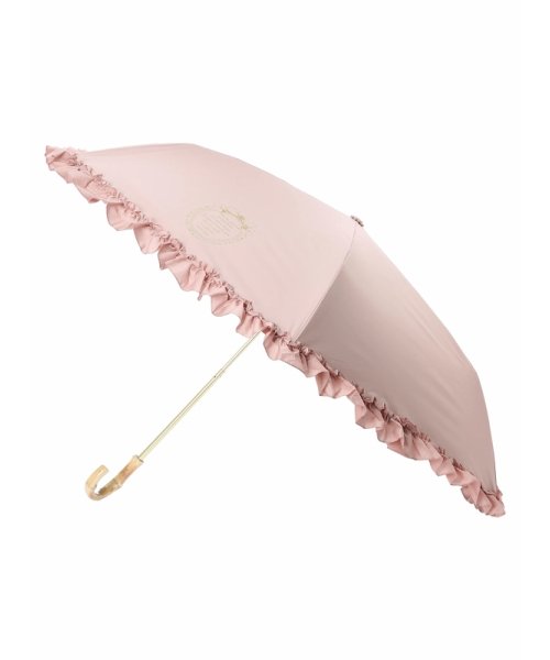 NOEMIE(ノエミー)/ノエミーフリル折り畳み日傘/ピンク