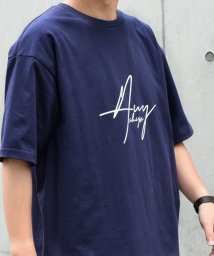SHIPS any MEN/SHIPS any: スクリプト フォント グラフィック プリント Tシャツ◇/506107841