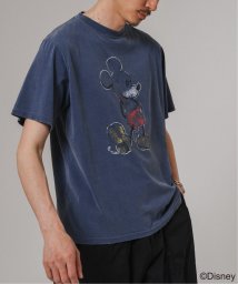 EDIFICE(エディフィス)/《予約》REMI RELIEF 別注 HARD SP加工 Tシャツ(MICKEY MOUSE)/ネイビー