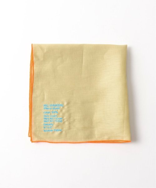 EDIFICE(エディフィス)/LOOMER (ルーマー) Embroidery Cloth－small LM124－LC048/イエロー