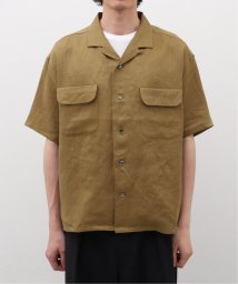 JOURNAL STANDARD(ジャーナルスタンダード)/NIGEL CABOURN / ナイジェルケーボン OPEN COLLAR SHIRT LINEN TW/ベージュ