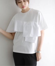 La Totalite(ラ　トータリテ)/【MARECHAL TERRE/マルシャルテル】Ruffle Design T－shirt/ホワイト