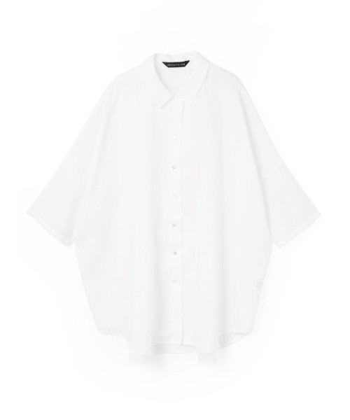 mizuiro ind ハーフスリーブワイドシャツ mizuiro ind