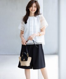 KUMIKYOKU/【WEB限定】オシャクロスキュロットパンツ/506118246