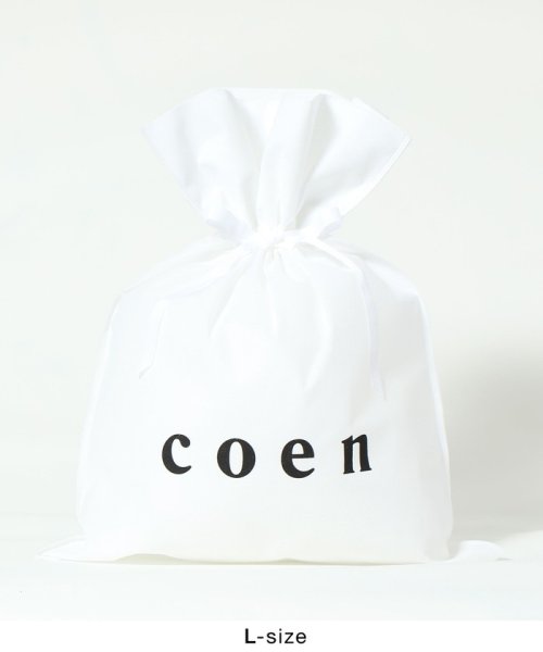 coen(coen)/ギフトバッグLサイズ/WHITE