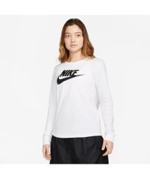 NIKE(NIKE)/ナイキ ウィメンズ NSW X エッセンシャル ICN F L/S Tシャツ/WHITE