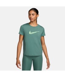 NIKE(NIKE)/ナイキ ウィメンズ ワン スウッシュ HBR DF S/S トップ/バイコースタル/（ベイパーグリーン）