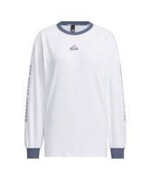 adidas(adidas)/W WORD LS Tシャツ/ホワイト