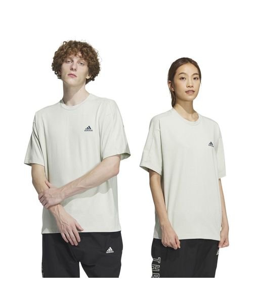 Adidas(アディダス)/M WORD Tシャツ/リネングリーン