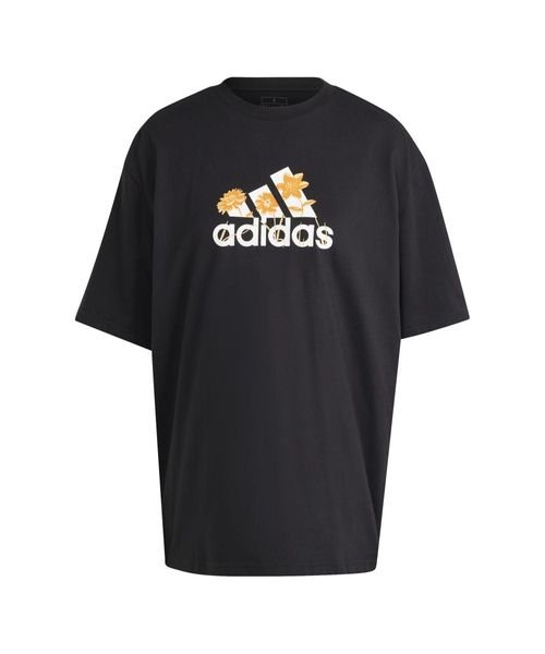 adidas(adidas)/W FLWR BOS グラフィック Tシャツ/ブラック