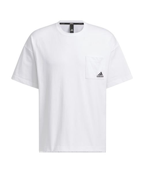 adidas(adidas)/M POCKET Tシャツ/ホワイト